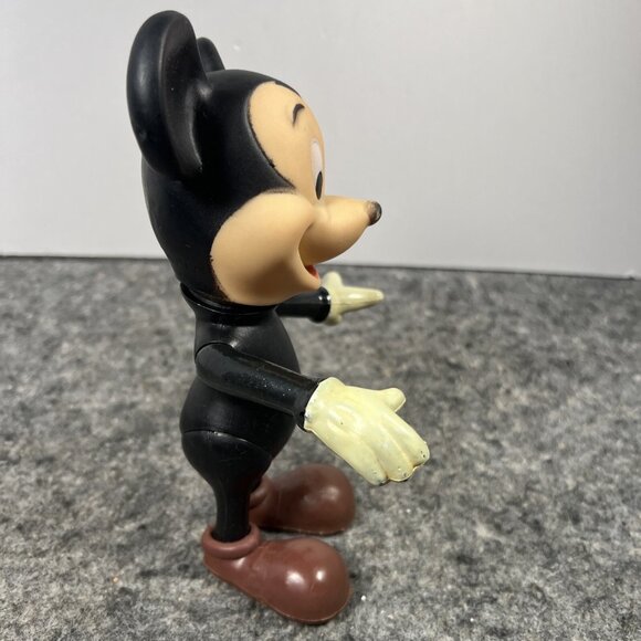 Vtg Walt Disney MICKEY MOUSE Figure Doll Toy DAKIN Hong Kong Collectible - Picture 6 of 16